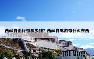 西藏自由行带多少钱？西藏自驾游带什么东西