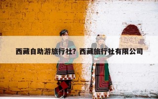 西藏自助游旅行社？西藏旅行社有限公司